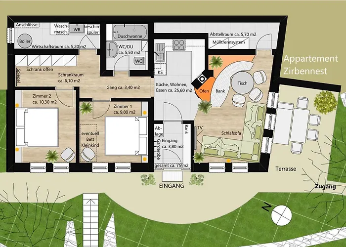 Blick Auf's Schloss * Itter